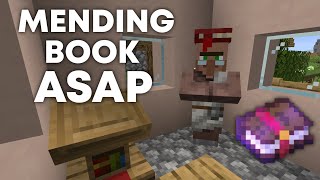 Get MENDING VILLAGERS FAST in Minecraft [upl. by Ardussi]