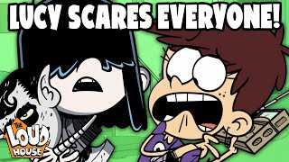 Every Time Lucy Scares Her Family  The Loud House [upl. by Danila64]