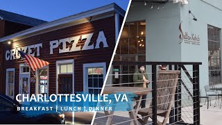 Charlottesville Virginia  Where to Eat  Best Restaurants  Bodos  Crozet Pizza  Sultan Kebab [upl. by Laszlo512]