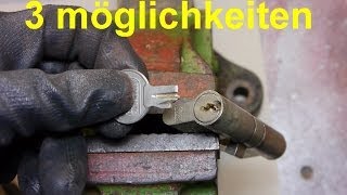 Schlüssel abgebrochen 3 Möglichkeiten Anleitung  Key canceled [upl. by Neelrahs]