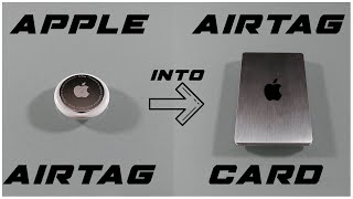 Turn Apple AirTag Into A Card For Your Wallet DIY  Is It The Best AirTag Card [upl. by Skutchan149]