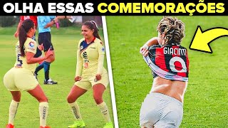 As Melhores Comemorações no Futebol Feminino [upl. by Malsi]