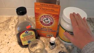 DIY Toothpaste Recipe  how to make toothpaste with just 3 ingredients [upl. by Aerdnaz]