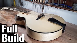 Making a Custom Archtop Guitar Full build [upl. by Ytisahc]