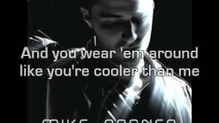 Mike Posner feat Big Sean  Cooler Than Me Lyrics [upl. by Dana]