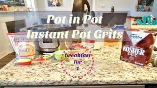 Instant Pot PIP Grits Recipe for One [upl. by Anderea403]