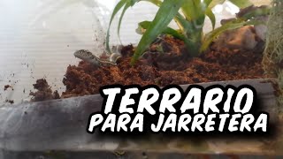 Como hacer un terrario Serpiente Jarretera [upl. by Scornik]