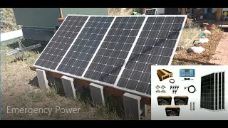 When The Grid Goes Down 400 Watt Solar Emergency Back Up Systems Explained [upl. by Alfi]