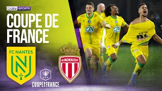 FC Nantes vs AS Monaco  COUPE DE FRANCE HIGHLIGHTS  02032022  beIN SPORTS USA [upl. by Anitsrik]