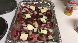 How To Cook Oven Baked Chuck Steak  Easy Recipe [upl. by Kcireddor492]