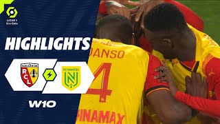 RC LENS  FC NANTES 4  0  Highlights  RCL  FCN  20232024 [upl. by Coryden]