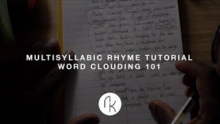 Multisyllabic Rhyme Tutorial Word Clouding 101 [upl. by Gregson]