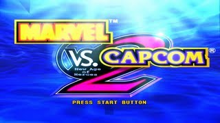 Marvel vs Capcom 2 Arcade Mode Gameplay GambitMegamanStrider Hiryu [upl. by Jeri203]