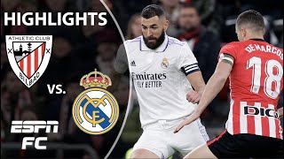 Athletic Club vs Real Madrid  LaLiga Highlights  ESPN FC [upl. by Hughie]