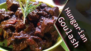 🍲 Authentic Hungarian Beef Goulash 🌶 [upl. by Hefter]