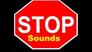 Stop Sound Effects All Sounds [upl. by Claribel]