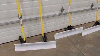 quotTHE SNOWPLOWquot Snow Shovel 48 inch amp 36 inch overview comparison [upl. by Enileuqcaj]