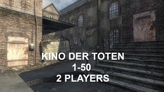 COD Black Ops Zombies Kino der Toten 150 2 Players [upl. by Josselyn73]