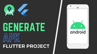 How to generate APK file in Flutter  Android Studio  LATEST  2021 [upl. by Yenar]