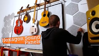 Hexagon Acoustic Panels for the DIY Home Studio [upl. by Anneiv]