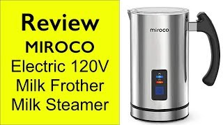 Review Miroco Milk Frother  How to make froth milk at home [upl. by Annhej341]