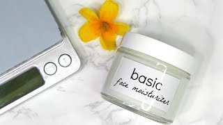 How to Formulate a Simple Face Moisturizer For Beginners [upl. by Bernat]