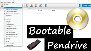 How to make Pendrive Bootable by using POWER ISO  BOOTABLE Pendrive [upl. by Shanda]