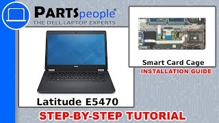 Dell Latitude E5470 P62G001 Smart Card Cage HowTo Video Tutorial [upl. by Melvena244]