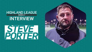 INTERVIEW Lossiemouth Manager Steve Porter  Highland League Weekly [upl. by Gardas725]