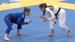 Mayssa Bastos vs Serena Gabrielli  European Championship 2019 [upl. by Yblek820]