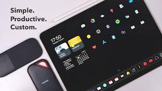 My Minimal iPad Setup  Custom iOS Icon Design Tutorial 2021  Shortcuts hacks [upl. by Hosbein862]