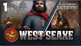 THE LAST KINGDOM RISES Total War Saga Thrones of Britannia  West Seaxe Campaign 1 [upl. by Allehcim]