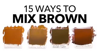 What Colors Make Brown The Ultimate Guide To Mixing Brown [upl. by Shifra]