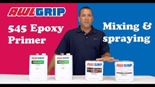 Awlgrip 545 Epoxy Primer  how to mix  prep and apply [upl. by Sumaes]