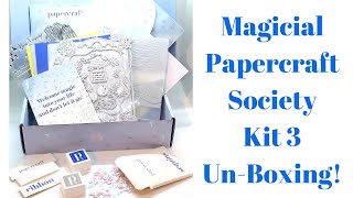 Take A Look Inside KIT 4 Of The Papercraft Society Box [upl. by Liebowitz]