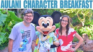 Disney Aulani Character Breakfast at Makahiki [upl. by Wachter]