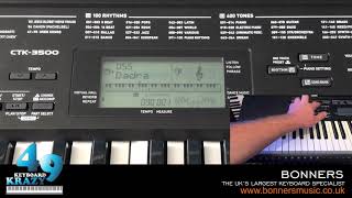 Casio CTK3500 Keyboard  100 Rhythm Styles Part 22 [upl. by Crisey]