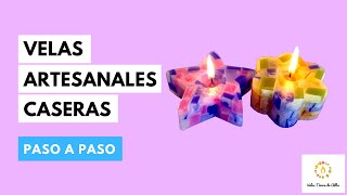 👉 Como Hacer Velas CASERAS principiantes😉 [upl. by Rases]