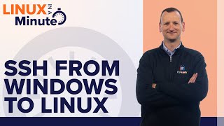 How to SSH from Windows to Linux  Linux in a Minute [upl. by Rehpinej]