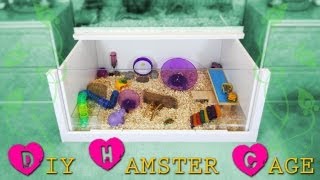 How to build a DIY hamster cage Instructions [upl. by Adnoek628]