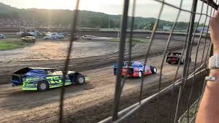 Big WRECK at Peoria speedway Aug 7 [upl. by Maurizio]