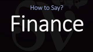 How to Pronounce Finance 3 WAYS British amp American English Pronunciation [upl. by Trixy]