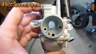 TwoStroke Scooter  ATV Carburetor Settings And Adjustments 1of4  Basics Overview [upl. by Aitnis955]