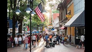 Morning  Historic Charlottesville Virginia 🇺🇸 [upl. by Emirak]