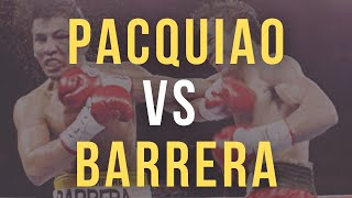 PACQUIAO vs BARRERA  November 15 2003 [upl. by Hnaht]