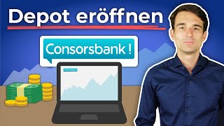 Depot eröffnen in 5 Minuten SchrittfürSchritt zum ETFDepot  Consorsbank Depot Tutorial Teil 12 [upl. by Adnov]