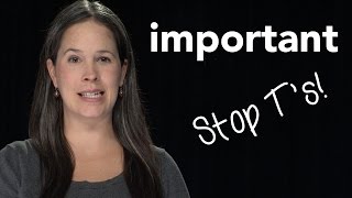 How to Pronounce IMPORTANT  American English [upl. by Theola]