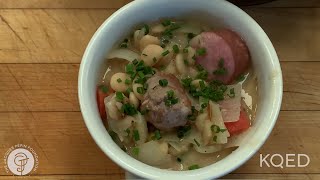 Sausage Cassoulet  Jacques Pépin Cooking At Home  KQED [upl. by Wilfreda]