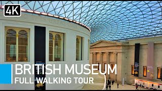 Virtual Tour of British Museum London UK  Walking Inside British Museum [upl. by Ariem645]