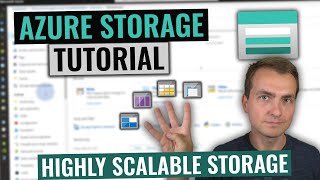 Azure Storage Tutorial  Introduction to Blob Queue Table amp File Share [upl. by Aikas]